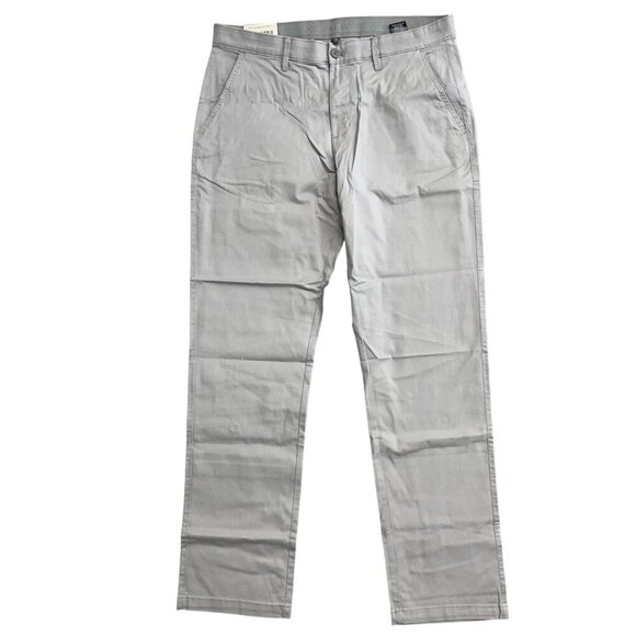 NEW English Laundry Men's 34x32 Straight Fit Chino Pants Gray - Picture 2 of 8